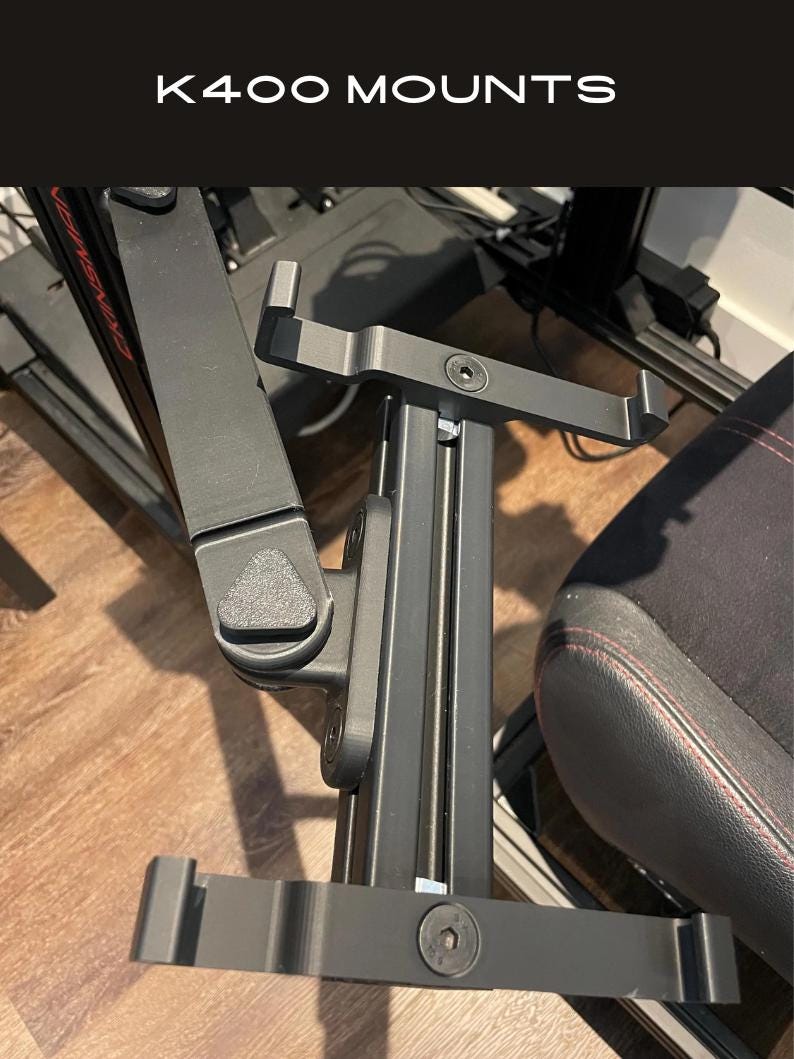 Dual-Swivel Keyboard Mount – Ergonomic, Adjustable, and Built for Sim Racing