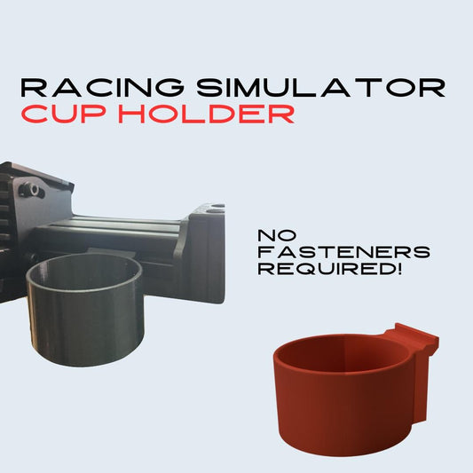 Racing Simulator Cup Holder - No Fasteners Required!