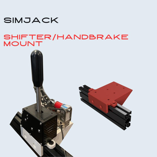 Racing Simulator Shifter and Handbrake Mount - Customizable