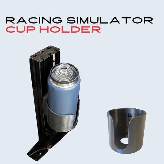 Racing Simulator Cupholder -  Vertical Profile Mount