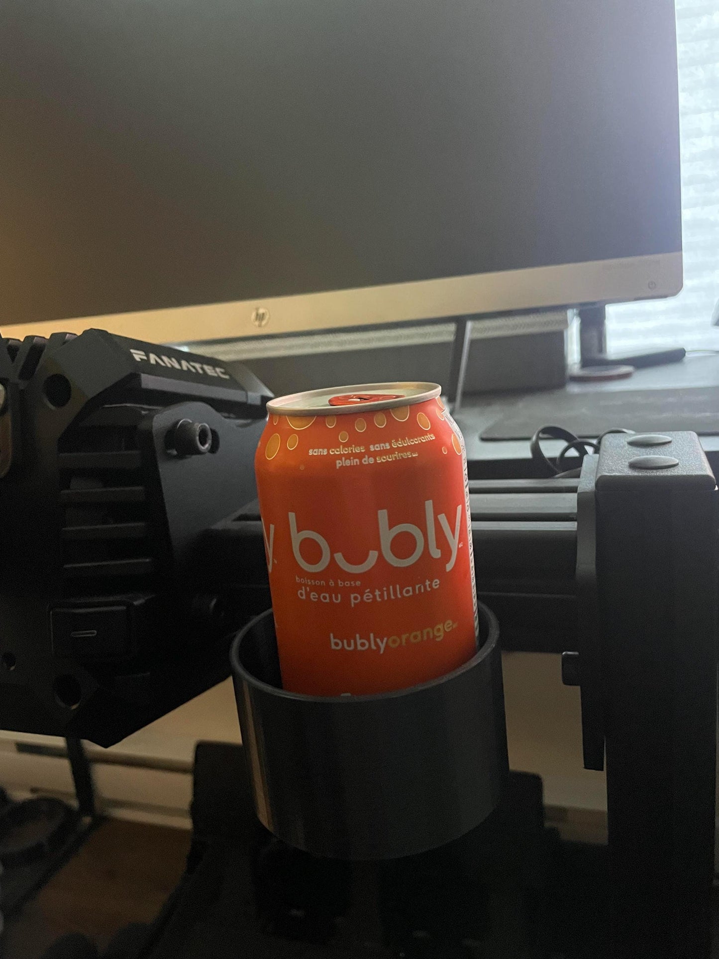 Racing Simulator Cup Holder - No Fasteners Required!