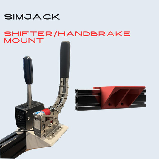 Racing Simulator Shifter and Handbrake Mount - Customizable